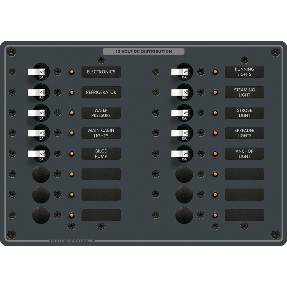 Blue Sea 8377 Panel DC 16 Position [8377]