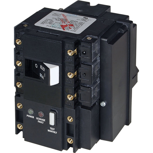 Blue Sea C-Series ELCI Main Circuit Breaker - 120/240V AC 50A [3104]